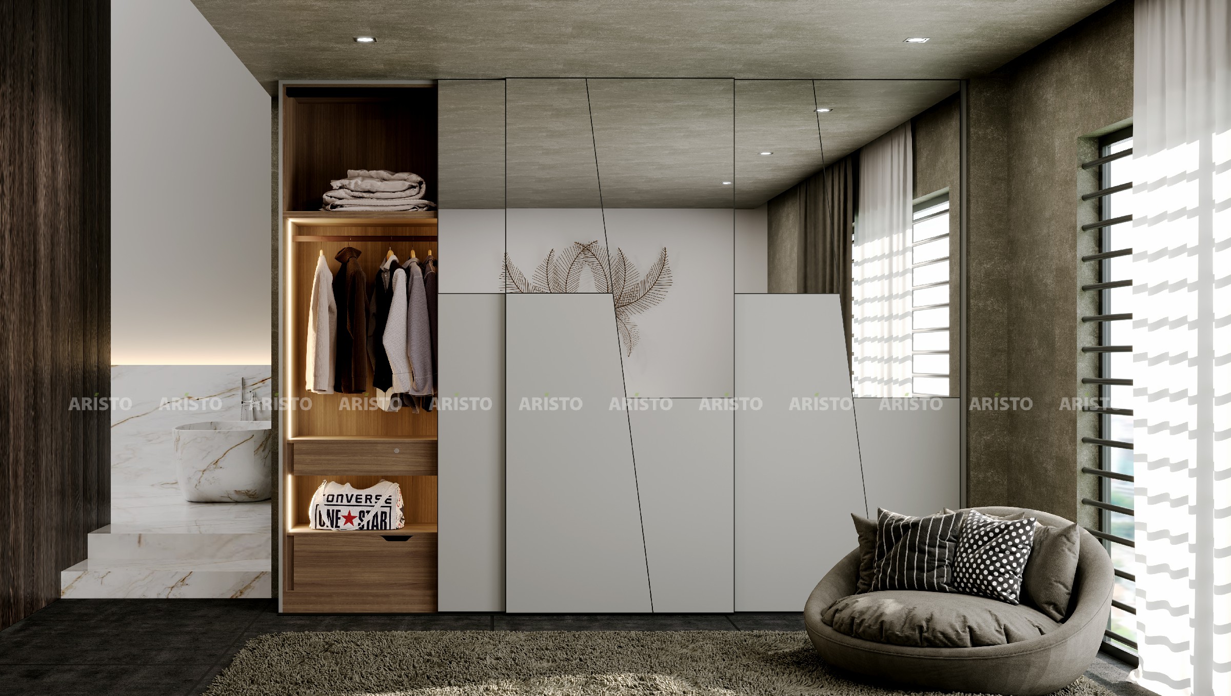 glaze modular wardrobe collections at aristo india bangalore